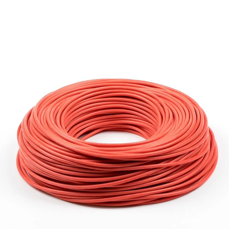 10 Meters/Lot Wire Silicone 8 12 14 16 18 20 22 24 26 28 30 AWG 5 M Red and 5m Black Color Cable High Quality