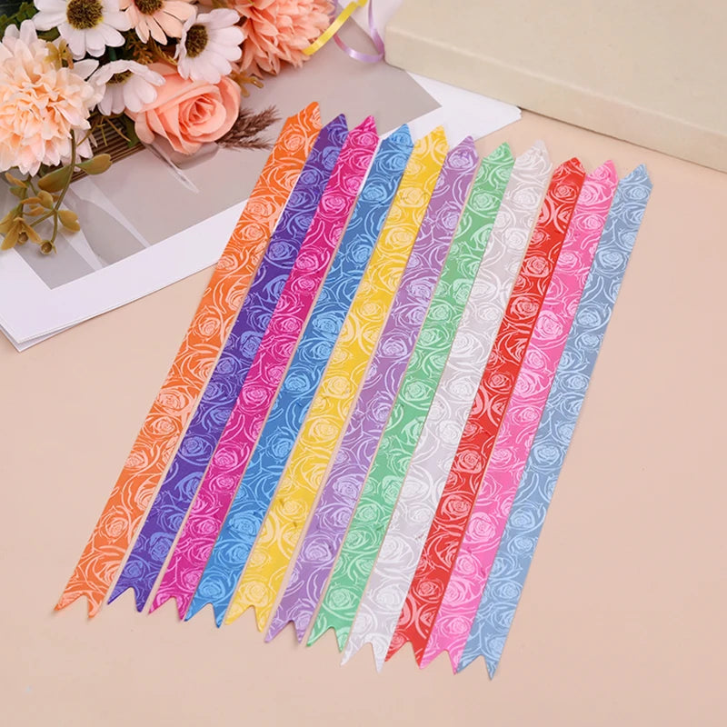 10PCS Car Decor Gifts Wedding Pull Bow Ribbons Flower Wrap Packing Valentines Day Mini Bowknot Birthday Events Party Supplies