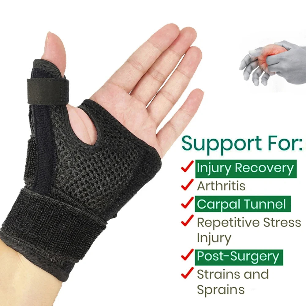 1Pcs Thumb Wrist Support Pofessional Thumb Splint Wristband Arthritis Carpal Tunnel Hand Sprain Tendinitis Wrist Brace Protector