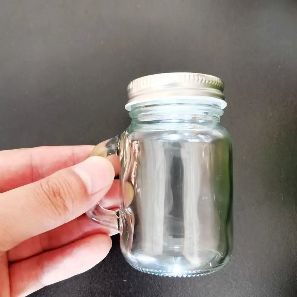 35ml Mini Mason Jar for Jam Honey Leakproof Coffee Milk Juice Bottle with Lid Party Bar Vodka Spirits Shot Storage Glass Bottle