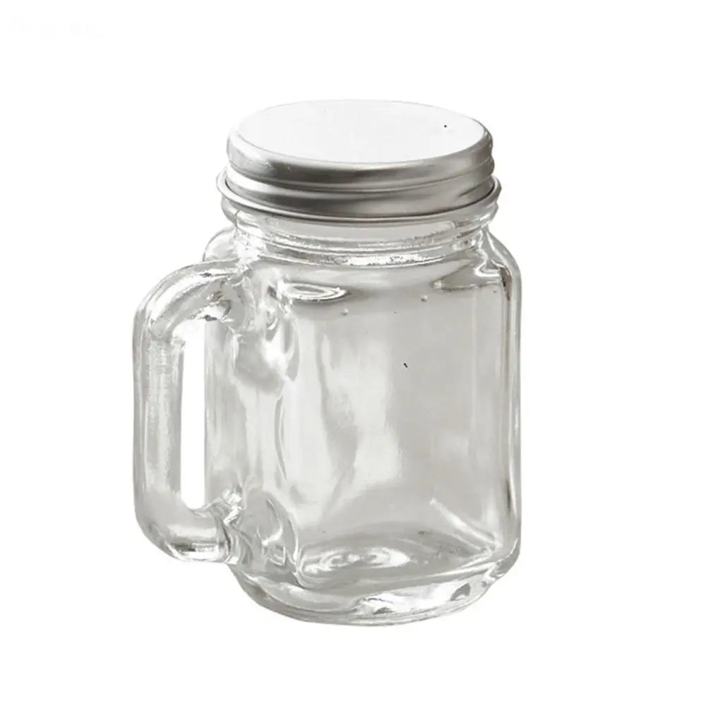 35ml Mini Mason Jar for Jam Honey Leakproof Coffee Milk Juice Bottle with Lid Party Bar Vodka Spirits Shot Storage Glass Bottle